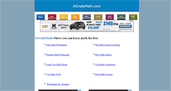 Desktop Screenshot of agrademath.com